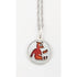 David Andersen Jewelry David Andersen Sterling Enamel Teddy Bear Pendant Necklace 1950s