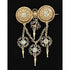 David Andersen Jewelry SUPERB David Andersen Norway Silver Enamel Solje Brooch 1888-1925 RARE