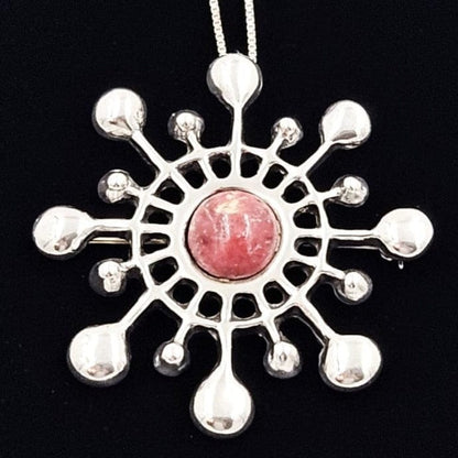 David Andersen Jewelry Superb David Andersen Sterling Thulite 1960s Troll Series Brooch