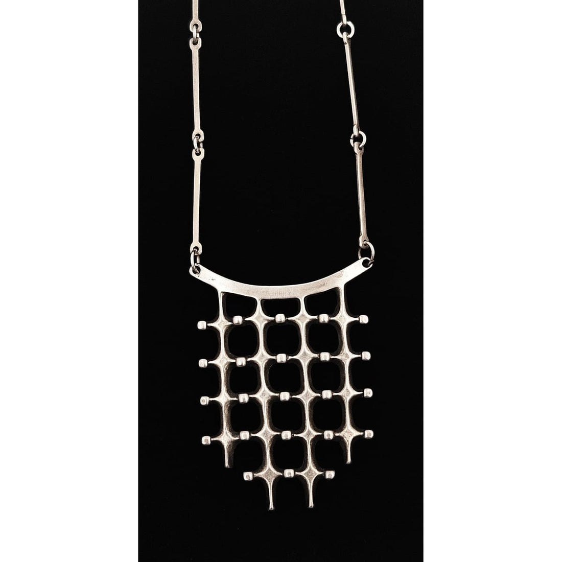 David Andersen Jewelry Superb Marianne Berg David Andersen Sterling LARGE Viking Necklace 1960s