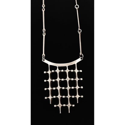 David Andersen Jewelry Superb Marianne Berg David Andersen Sterling LARGE Viking Necklace 1960s