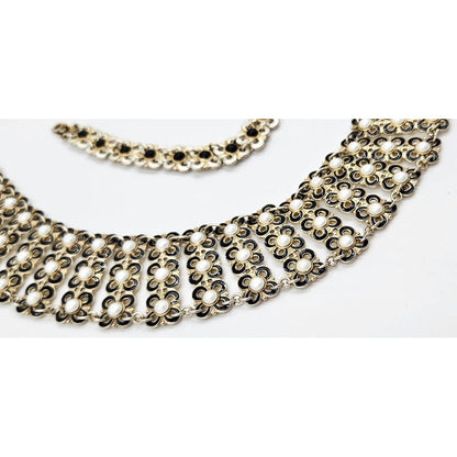 David Andersen Jewelry Willy Winnaess David Andersen Sterling Enamel Bracelet Necklace Set 1950s