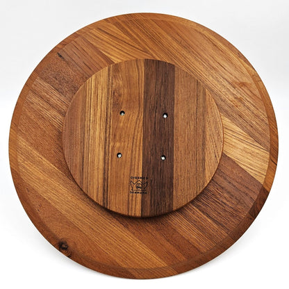 Digsmed Denmark Barware MCM Digsmed Denmark Extra Large Solid Teakwood Lazy Susan Mint! 1960s