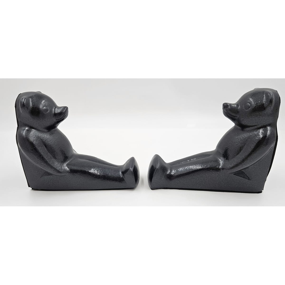 Dolbi Cashier Bookends Superb Dolbi Cashier Solid Brass Modernist Koons Style Bear Bookends C 1980s