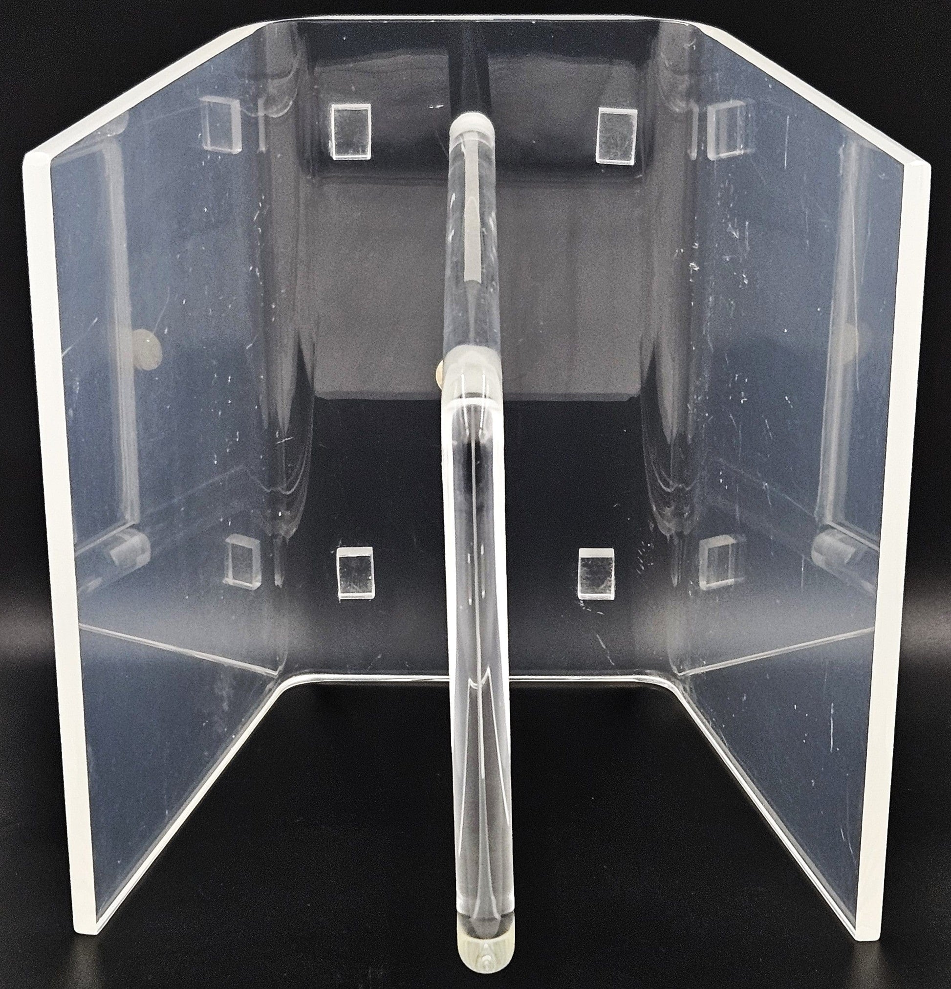 Dorothy Thorpe Magazine Rack MCM Dorothy Thorpe Lucite Magazine Records LPs Newspapers Holder Rack