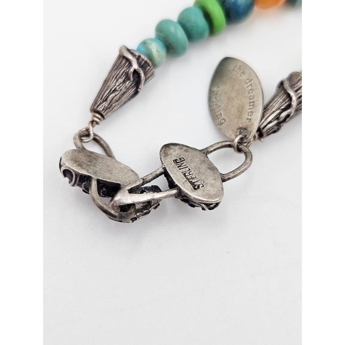 Echo of the Dreamer Jewelry Designer Echo of the Dreamer Sterling &amp; Stones Runway Necklace
