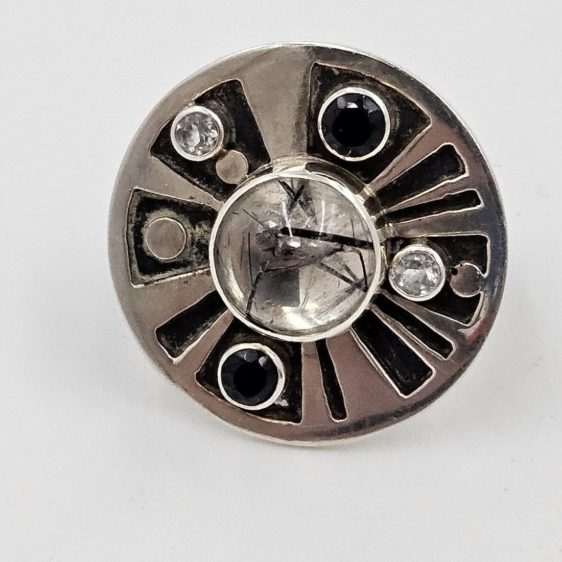 Echo of the Dreamer Jewelry Superb Echo of the Dreamer Sterling  Large Cocktail Ring 1990&