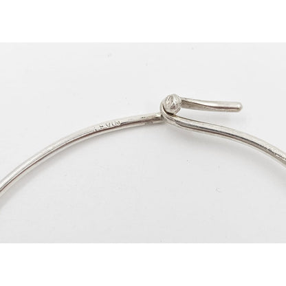 Ed Levin Jewelry Ed Levin Sterling Silver Modernist Bracelet 1950s