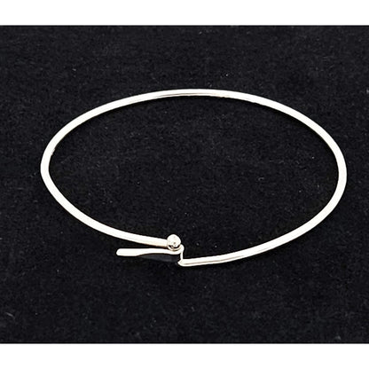 Ed Levin Jewelry Ed Levin Sterling Silver Modernist Bracelet 1950s
