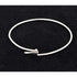 Ed Levin Jewelry Ed Levin Sterling Silver Modernist Bracelet 1950s