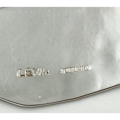 Ed Levin Jewelry Estate Find Rare Ed Levin Modernist Naturalism Sterling Fish Brooch C. 1960s