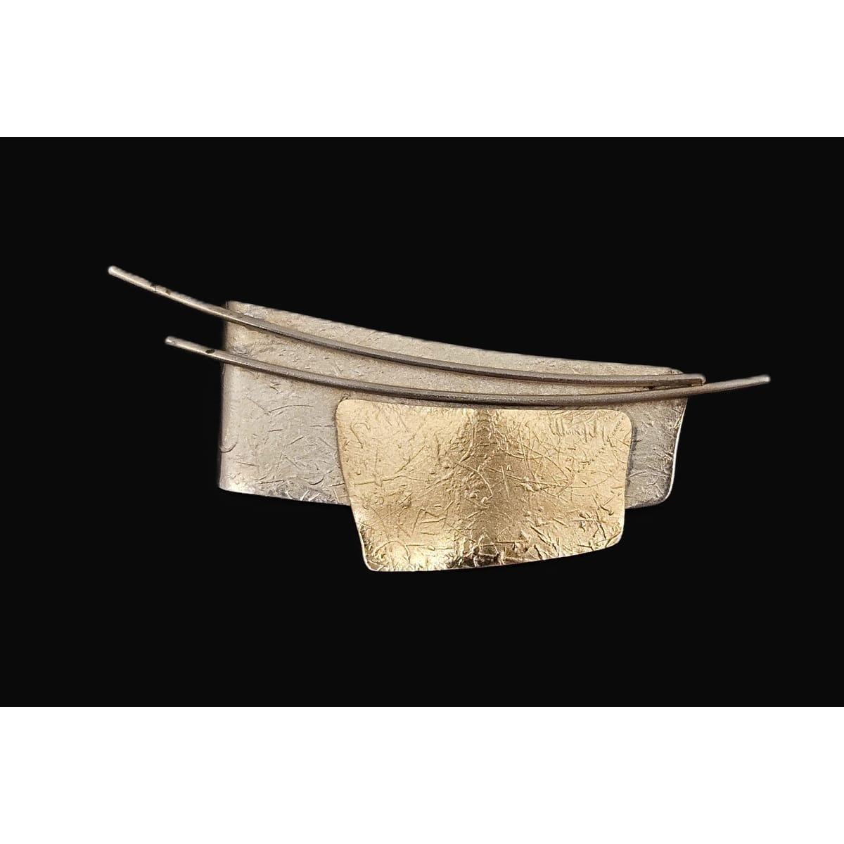 Ed Levin Jewelry Iconic Designer Ed Levin Abstract Modernist Sterling Brooch Rare 1950/60s