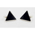 Ed Levin Jewelry Iconic Designer Ed Levin Modernist Onyx & Pearl Sterling Silver Earrings 1980s