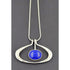 Ed Levin Jewelry Retired Ed Levin Modernist Articulating Sterling & Lapis Lazuli Necklace 1980s