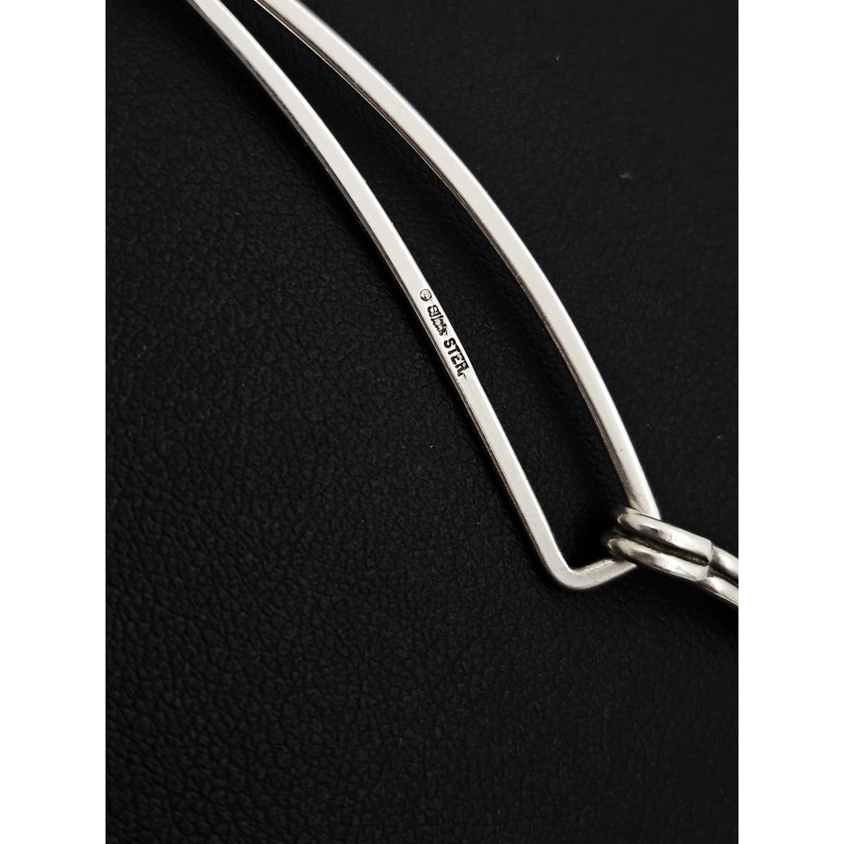 Ed Levin Jewelry Superb Designer Ed Levin Sterling Modernist Necklace