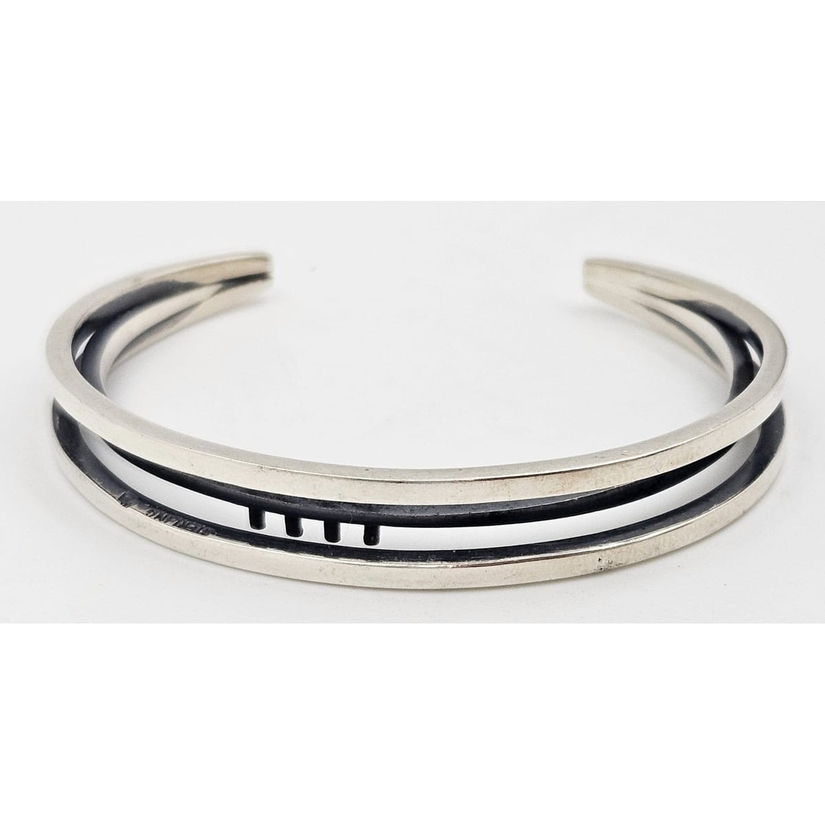 Ed Wiener Jewelry Iconic Ed Wiener Sterling Cuff Bracelet 1950s