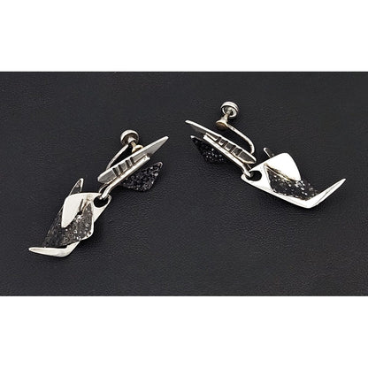 Ed Wiener Jewelry Iconic Ed Wiener Sterling  Earrings 1950s