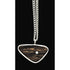 Ed Wiener Jewelry Superb Ed Wiener Sterling & Ebony Wood Modernist Pendant Necklace  C. 1950s