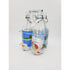 Egizia Italy Barware Set of 4 Large Vintage Water Bottles in Chrome Caddy Egizia Italy