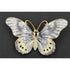 Erik Poul Fenster Jewelry Super Rare Denmark Erik Poul Fenster 925 Enamel Large Butterfly Brooch 1950s