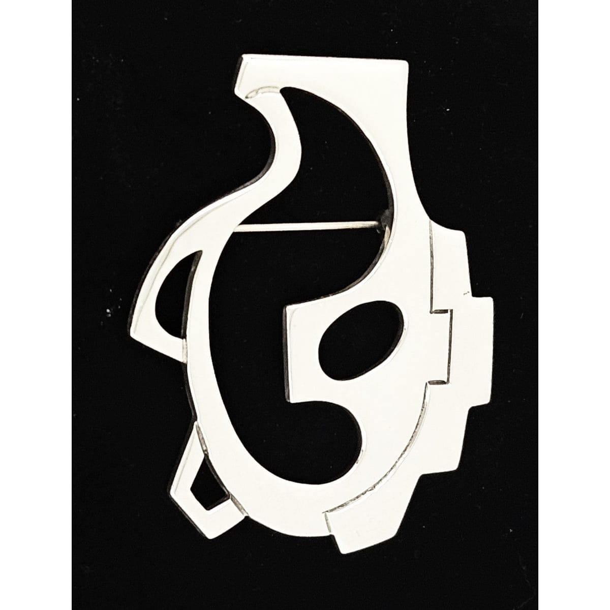 Erika Hult de Corral "Ric" Jewelry Artisan Erika Hult de Corral "Ric" Taxco Sterling Modernist Brooch