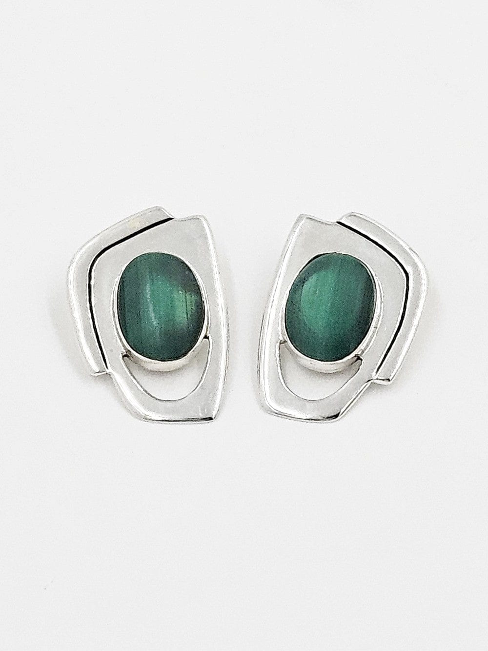 Erika Hult de Corral "Ric" Jewelry Artisan Erika Hult de Corral "Ric" Taxco Sterling Modernist Earrings