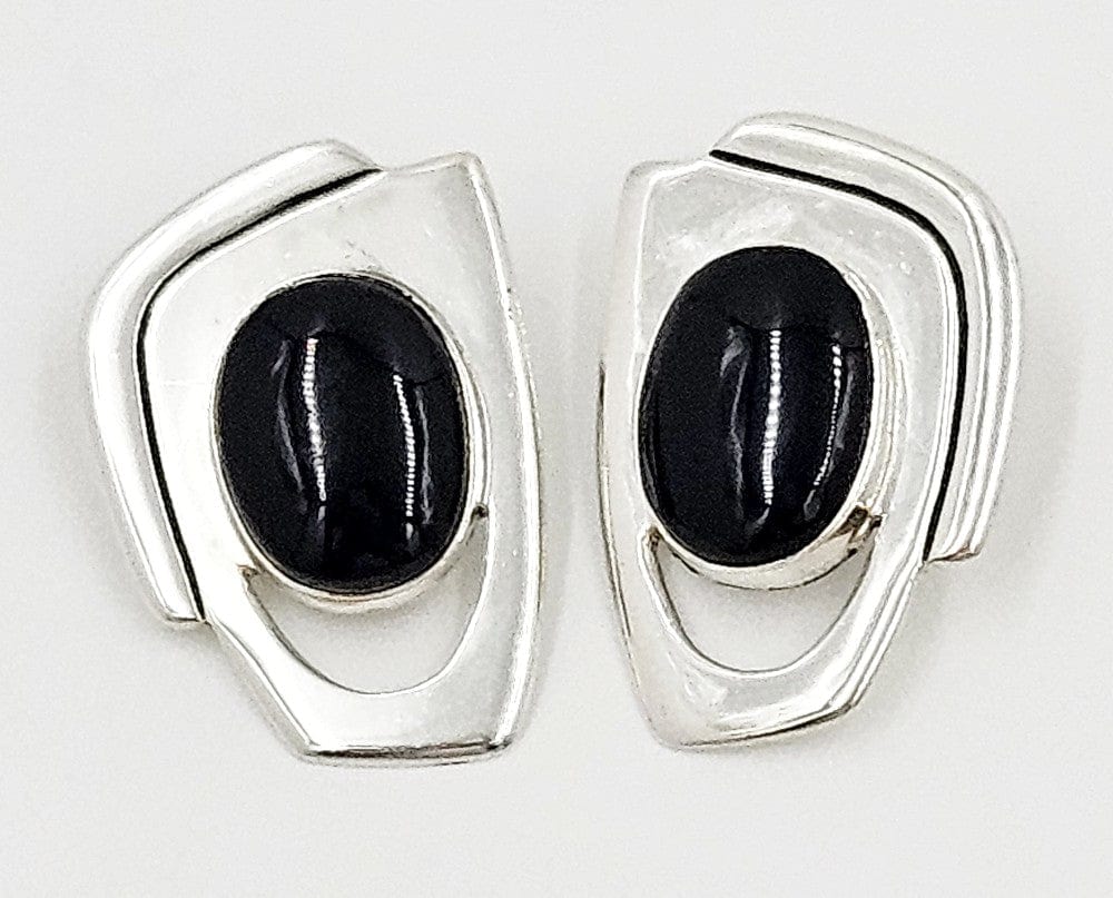 Erika Hult de Corral "Ric" Jewelry Artisan Erika Hult de Corral "Ric" Taxco Sterling Modernist Earrings