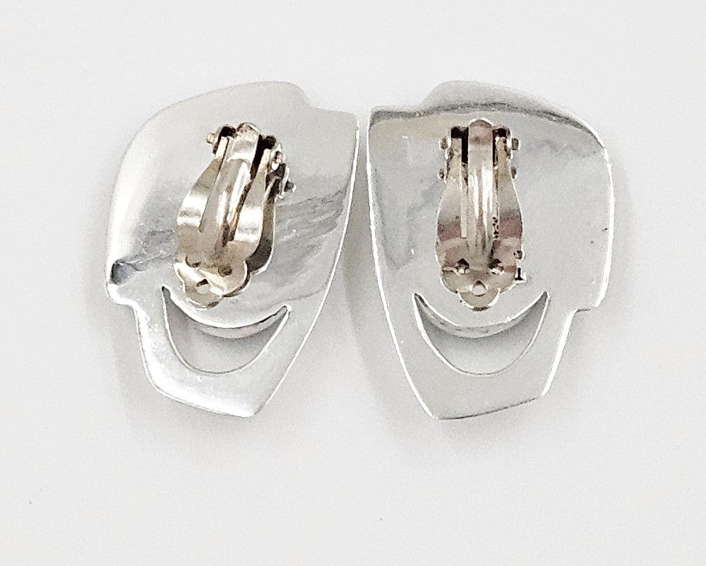 Erika Hult de Corral "Ric" Jewelry Artisan Erika Hult de Corral "Ric" Taxco Sterling Modernist Earrings