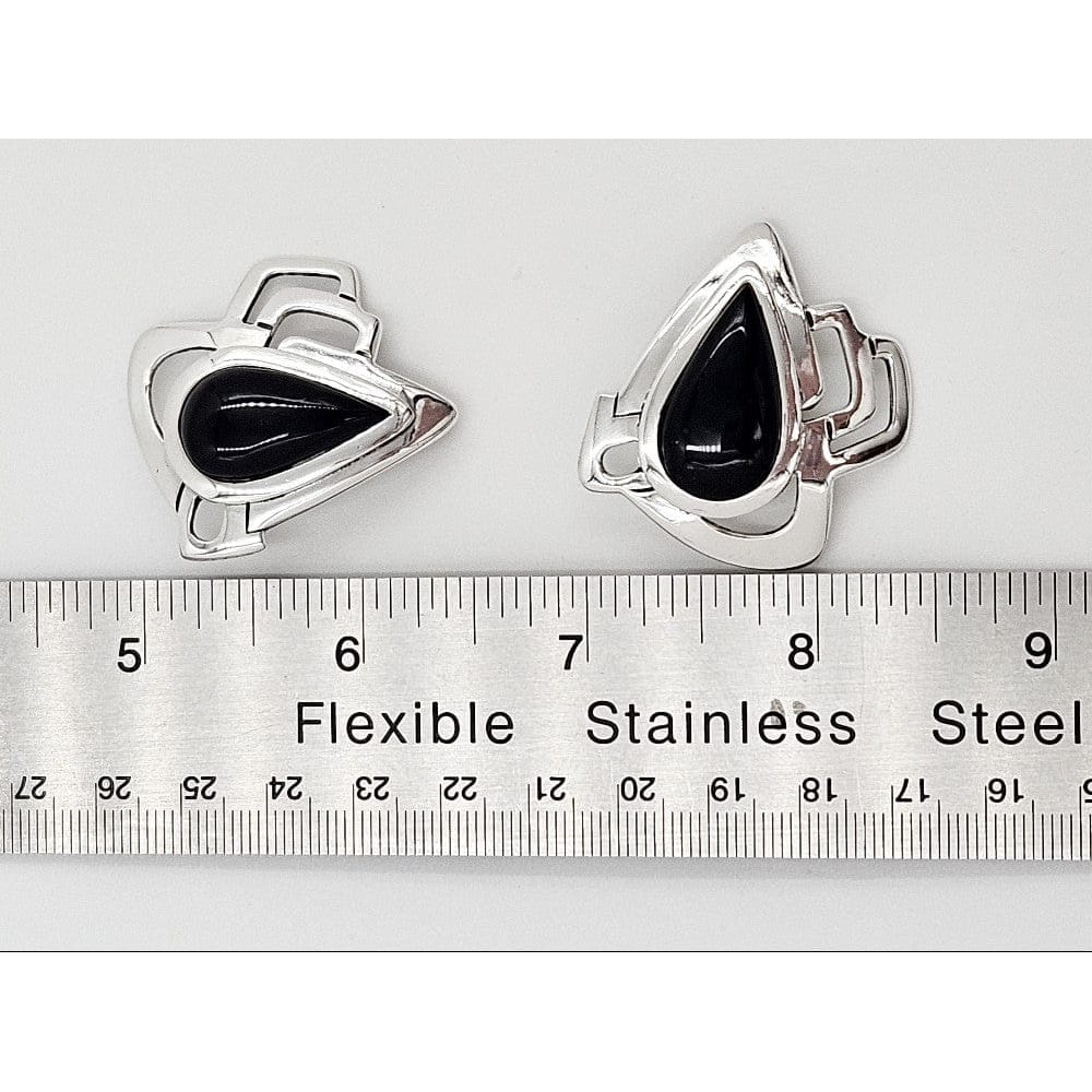 Erika Hult de Corral "Ric" Jewelry Artisan Erika Hult de Corral "Ric" Taxco Sterling Modernist Earrings
