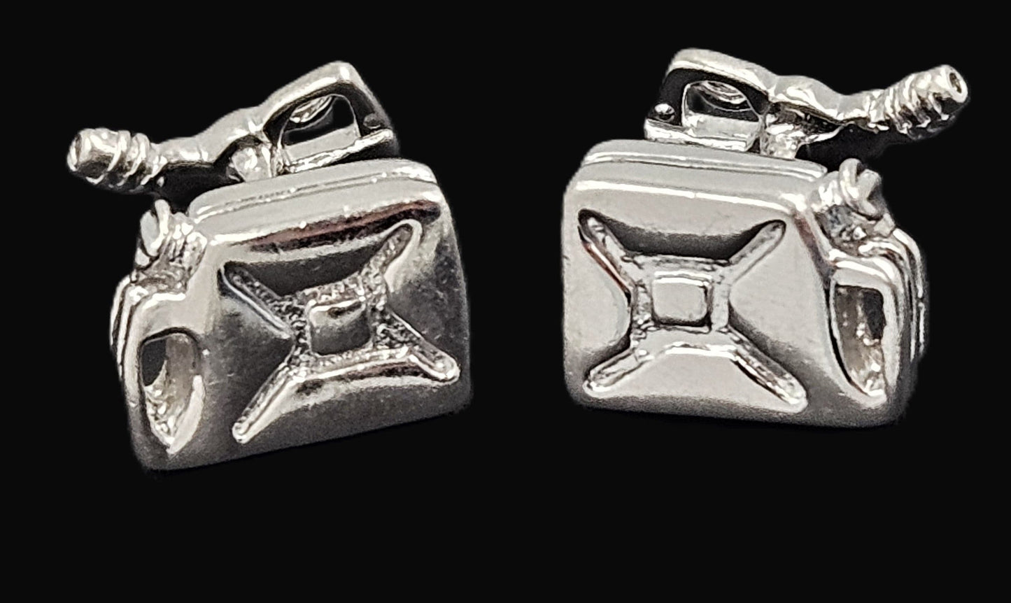 Erika Hult de Corral "Ric" Jewelry OOAK Erika Hult de Corral "Ric" Taxco Sterling Pop Art Cufflinks Circa 1980's