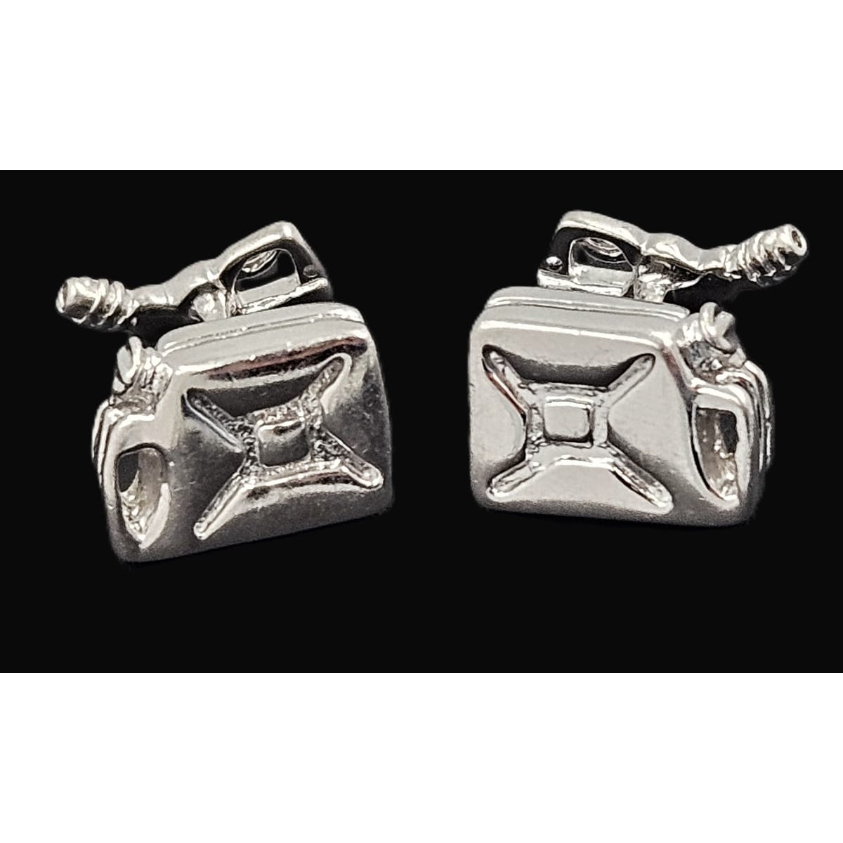 Erika Hult de Corral "Ric" Jewelry OOAK Erika Hult de Corral "Ric" Taxco Sterling Pop Art Cufflinks Circa 1980&