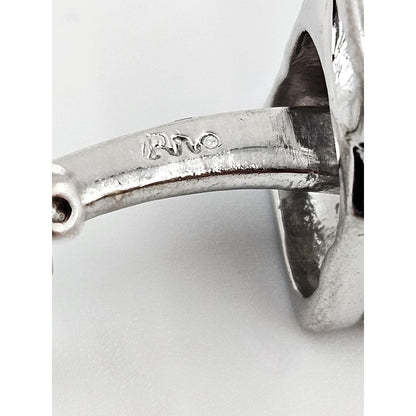 Erika Hult de Corral "Ric" Jewelry OOAK Erika Hult de Corral "Ric" Taxco Sterling Pop Art Cufflinks Circa 1980&