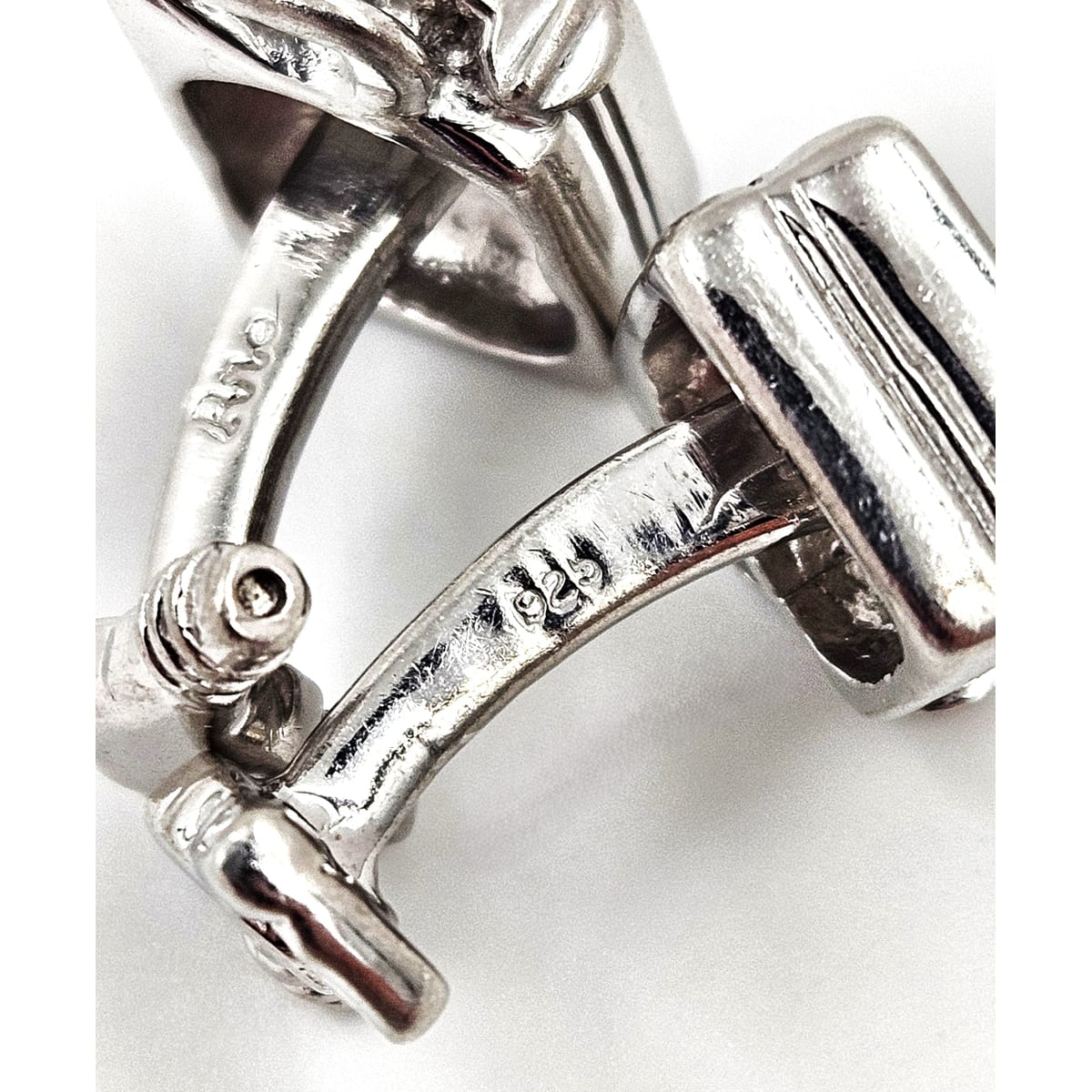 Erika Hult de Corral "Ric" Jewelry OOAK Erika Hult de Corral "Ric" Taxco Sterling Pop Art Cufflinks Circa 1980&