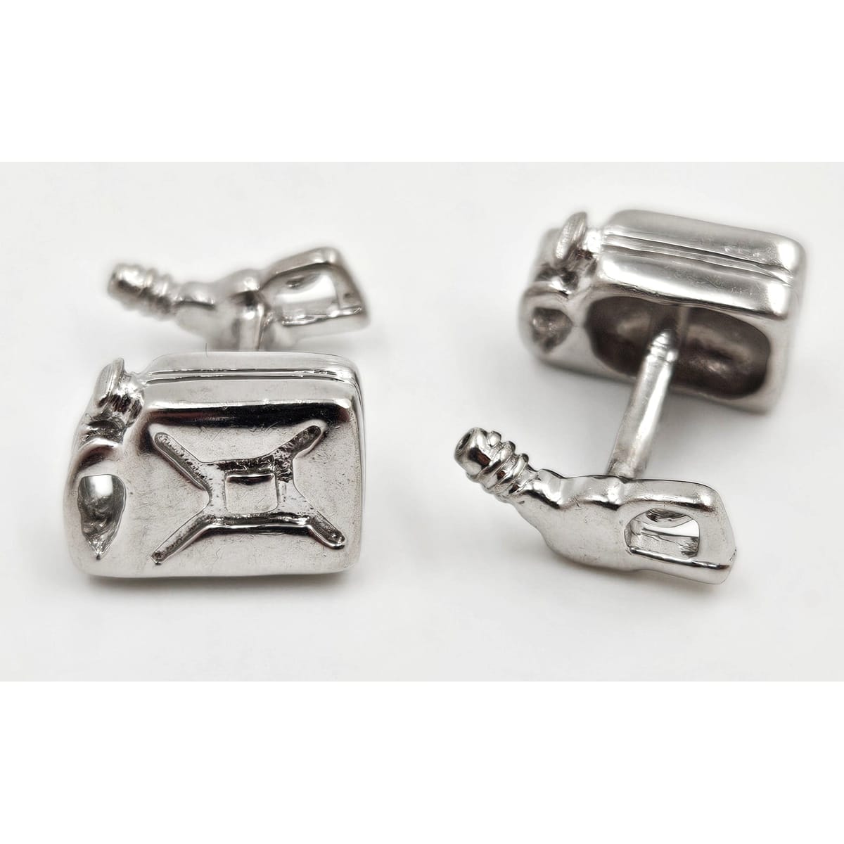 Erika Hult de Corral "Ric" Jewelry OOAK Erika Hult de Corral "Ric" Taxco Sterling Pop Art Cufflinks Circa 1980&