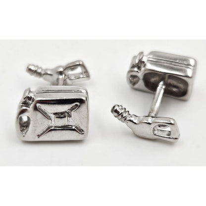 Erika Hult de Corral "Ric" Jewelry OOAK Erika Hult de Corral "Ric" Taxco Sterling Pop Art Cufflinks Circa 1980&