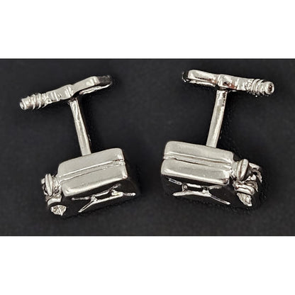 Erika Hult de Corral "Ric" Jewelry OOAK Erika Hult de Corral "Ric" Taxco Sterling Pop Art Cufflinks Circa 1980&