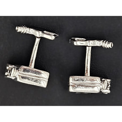 Erika Hult de Corral "Ric" Jewelry OOAK Erika Hult de Corral "Ric" Taxco Sterling Pop Art Cufflinks Circa 1980&