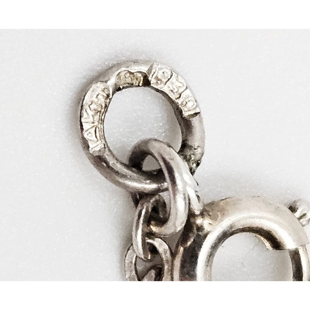 Finland Jewelry Tammen Korun Ky AKT Finland 830 Silver Modernist "Oak" Necklace C. 1970s