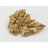 Flora Danica Jewelry Flora Danica Denmark 24K Gold Sterling Leaf Brooch Pin Pendant Circa 1950s