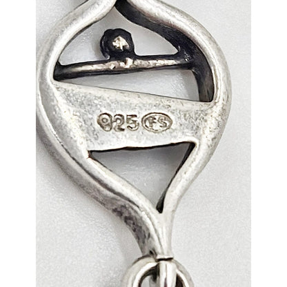 Franz Scheurle Jewelry Franz Scheurle Germany Sterling Abstract Modernist Links Bracelet Circa 1960&