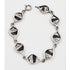 Franz Scheurle Jewelry Franz Scheurle Germany Sterling Abstract Modernist Links Bracelet Circa 1960&