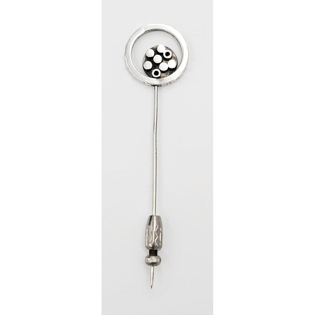 Frappe Jewelry Incredibly Rare James Frappe Abstract Modernist Stick Pin Brooch C. 40s/50s