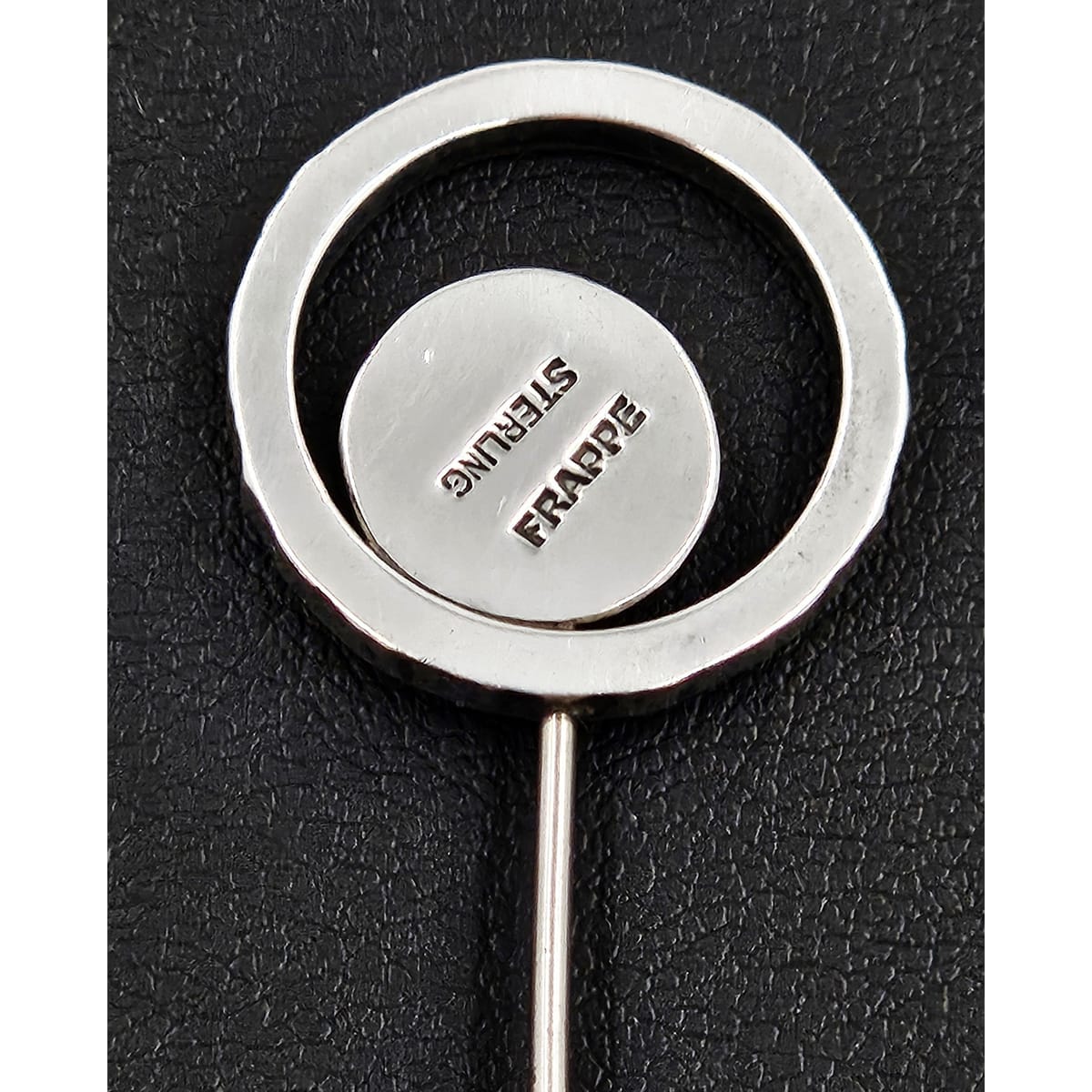 Frappe Jewelry Incredibly Rare James Frappe Abstract Modernist Stick Pin Brooch C. 40s/50s