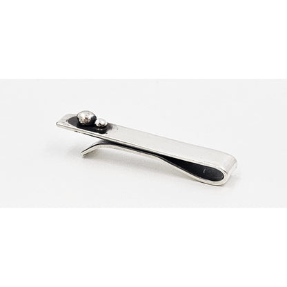 Fritzi Stevens Jewelry Mid Century Modern NYC Designer Fritzi Stevens Sterling Silver Modernist Tie/Money Clip