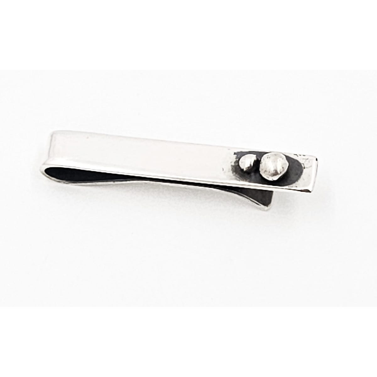 Fritzi Stevens Jewelry Mid Century Modern NYC Designer Fritzi Stevens Sterling Silver Modernist Tie/Money Clip