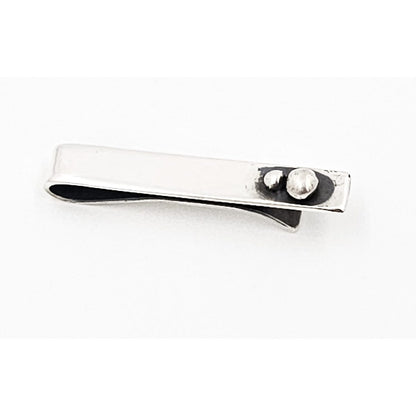 Fritzi Stevens Jewelry Mid Century Modern NYC Designer Fritzi Stevens Sterling Silver Modernist Tie/Money Clip