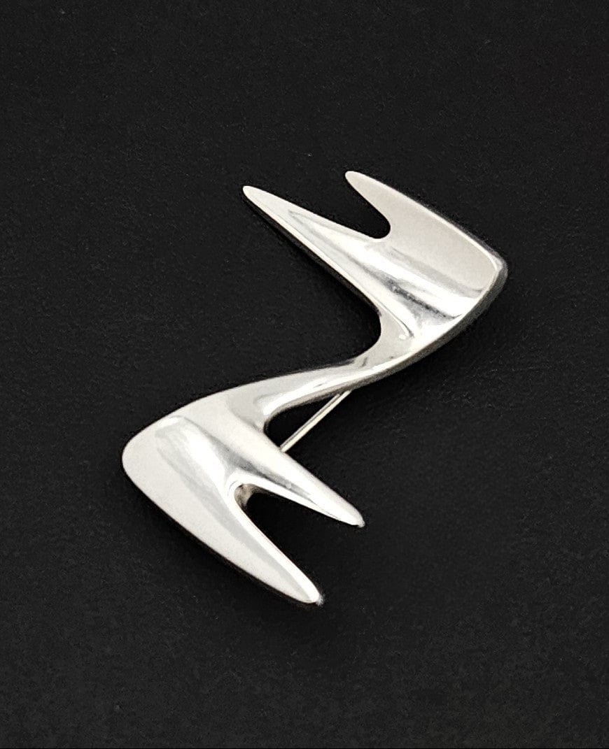 Georg Jensen Jewelry Danish Georg Jensen Dahlquist Sterling Brooch #