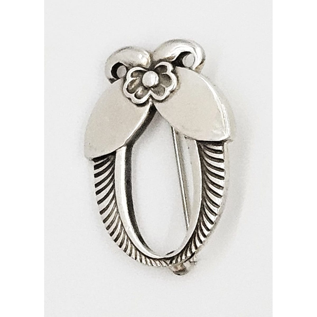 Georg Jensen Jewelry Georg Jensen Denmark Sterling Modernist Brooch 