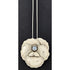 Georg Jensen Jewelry MCM Georg Jensen Sterling Moonstone Deco Flower Pin Pendant Necklace 