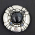 Georg Jensen Jewelry Rare 1910/20s Georg Jensen Denmark Silver +Labradorite Art Deco Brooch 